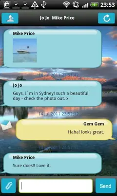 Yak Messenger android App screenshot 3